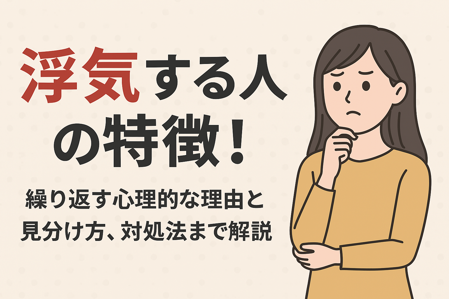 浮気 する 人 心理