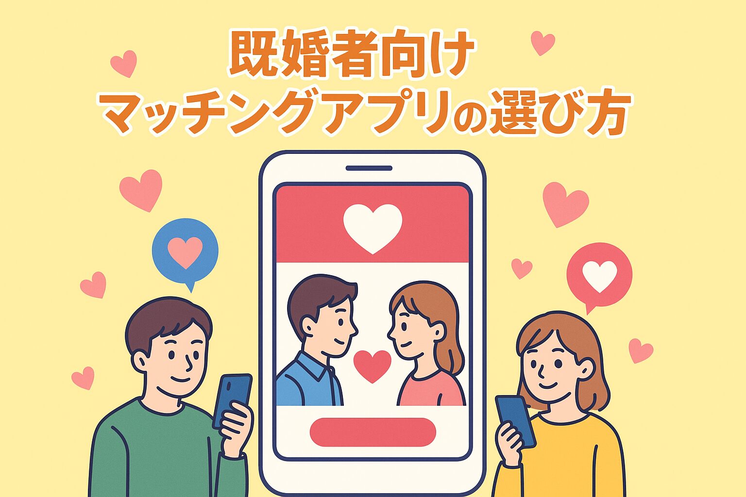既婚者向けマッチングアプリの選び方